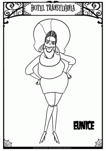 免费《精灵旅社》涂色画