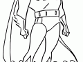 蝙蝠侠儿童填色画