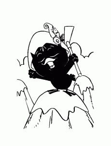 カリメロの塗り絵画像をダウンロード