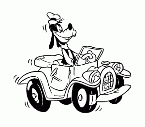 ディンゴの素敵な車の塗り絵