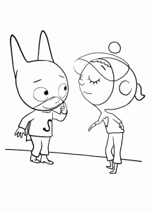 無料で印刷できるサムサムの塗り絵