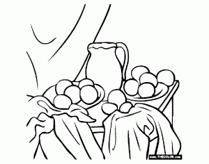 子供のためのセザンヌの塗り絵