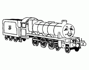 トーマスと仲間たちの塗り絵をダウンロード