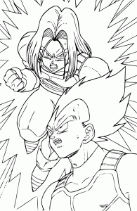 ドラゴンボールZ 塗り絵 5