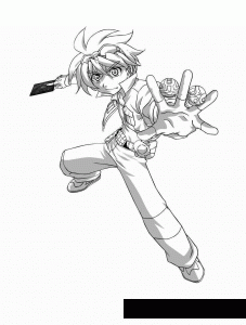 バクガンの塗り絵 子供用