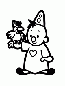 無料で印刷できるブンバのぬりえ