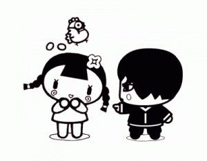 無料でダウンロードして塗れるプッカの絵