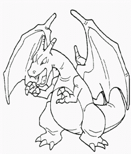 ポケモンドラゴンぬりえ