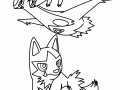 免费下载 ポケモン 着色页，适合儿童