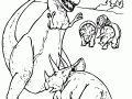 ティラノサウルス塗り絵