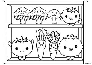 微笑む野菜の素敵なコレクション