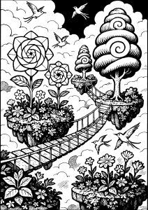 云中悬挂的花园