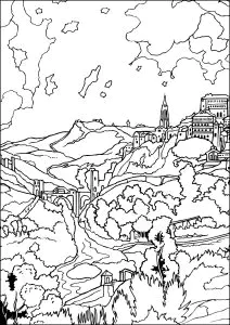 埃尔 格列柯   托莱多风景（1600 年）