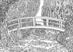 克劳德 莫奈   《睡莲盆景》（1899 年）