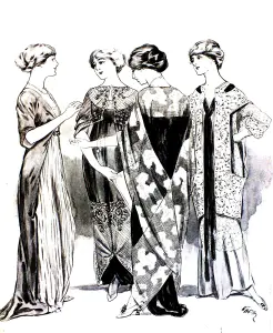 1915 年的时尚版画（femina）