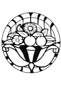 彩色玻璃街景再现