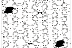 印刷して塗れる動物のぬりえイラスト
