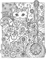 印刷用の動物のぬりえイラスト