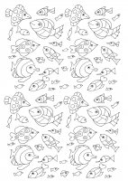 子ども向け動物の無料ぬりえイラスト