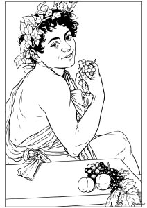 バッカス病（c. 1593 1594）   カラヴァッジョ