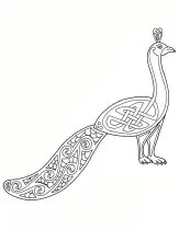 ケルトの長尾の鳥