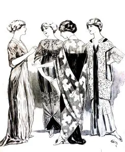 1915年のファッション彫刻（フェミナ）