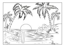 熱帯楽園島