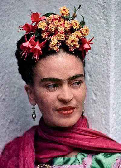 Ausmalbilder von frida kahlo zum Ausdrucken und Ausmalen für Kinder