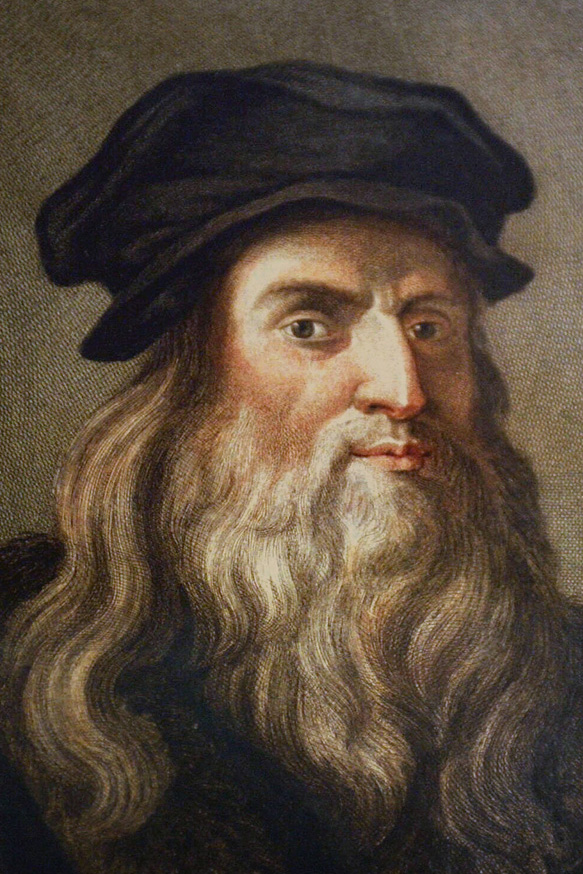 Leonardo Da Vinci : Páginas para colorear para niños imprimibles gratis