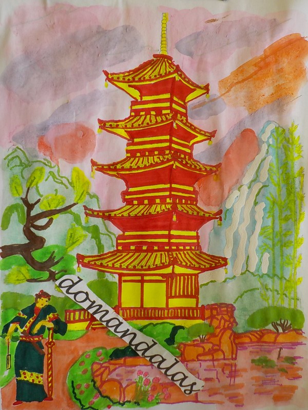 Creation by domandalas3bis, coloring page from the gallery China & Asia Creation by domandalas3bis, coloring page from the gallery China & Asia