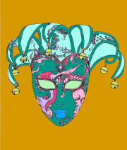 Creation by Anonymous from Venice carnival Mask with bells