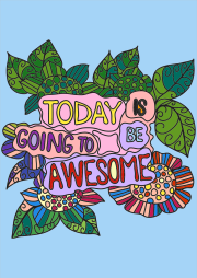 匿名 根据《Today is going to be awesome》创作
