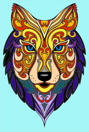 Creation by Anonymous from Superb wolf's head