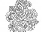 Printable coloring pages : Paisley