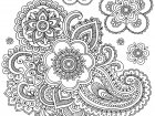 Printable coloring pages : Paisley