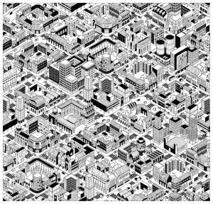 Printable coloring pages : City