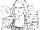 Printable coloring pages : Leonardo Da Vinci
