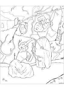 Printable coloring pages : Paul-Élie Ranson