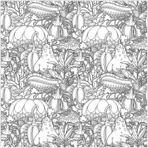 Printable coloring pages : Vegetable