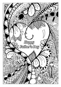 Printable coloring pages : Greetings