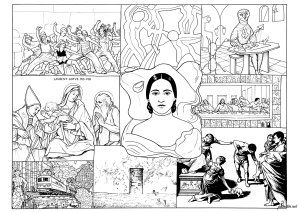 Printable coloring pages : Henri Matisse