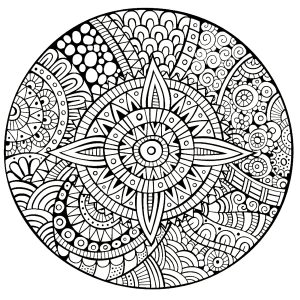 Printable coloring pages : Star