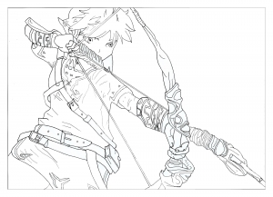 Printable coloring pages : Video Game