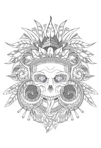 Printable coloring pages : Death