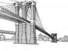 Printable coloring pages : Bridge